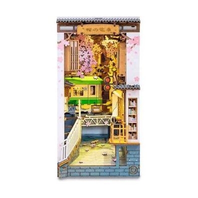 Rolife "Sakura Densya Diorama" (Gartenhaus) TGB01 DIY 3D-Buchecke Holzpuzzle