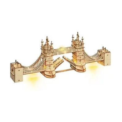 Rolife "Tower Bridge" Puzzle mit Lichtern TG412 - 3D Holzmodell