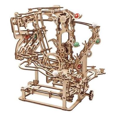 Ugears "Marble Run Chain Host" Murmel-Kettenbahn DIY 3D Modellbausatz aus Holz