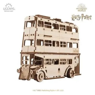 Ugears Harry Potter "Knight Bus™" mit magischen Funktionen DIY 3D Holzmodell