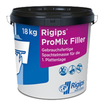 Rigips ProMix Filler Feinspachtelmasse 18kg - Lieferform: Eimer 18 kg