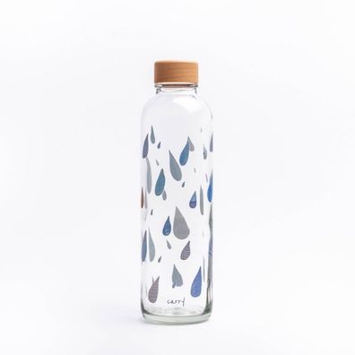 yogabox Glastrinkflasche CARRY 0.7 l DROP IN THE OCEAN