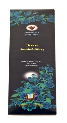 yogabox Indische Räucherstäbchen 100% Natural Tara Sandal - Rose