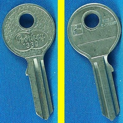 Schlüsselrohling Börkey 1339 für verschiedene Grünig Kleinzylinder, Automaten