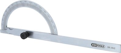 KS TOOLS Winkelgradmesser mit offenen Bogen, 200mm