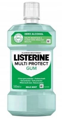 Listerine Zahnfleischschutz Mundspülung Mild Mint, 500ml
