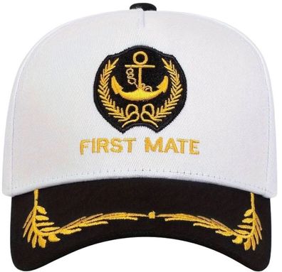 First Mate Baseball Cap - Sylt Brands Segler Caps Kappen Mützen Hüte Snapbacks Hats