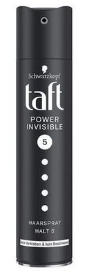Taft Power Invisible 5 Haarspray, 250 ml - Unsichtbarer Halt