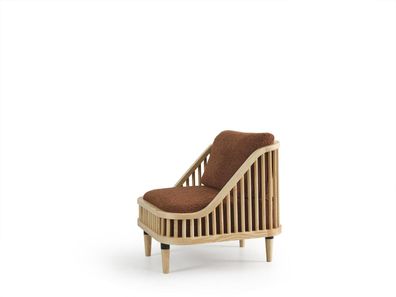 Sessel Wohnzimmer Couch Einsitzer Stuhl Lehnstühle Polster Möbel Neu