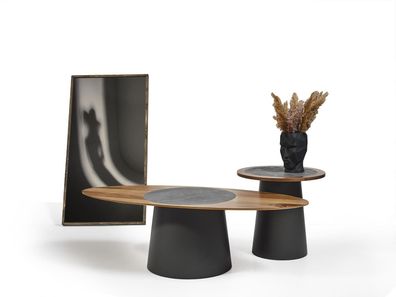 Couchtische Design Möbel Stil Holz Italienische Stil Tische Rundtisch