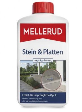 Mellerud Stein & Platten Imprägnierung | 1 x 1 l & Stein & Platten Intensivreiniger |