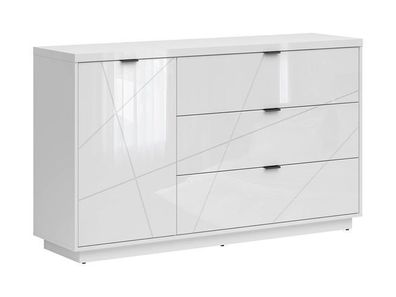 Kommode Forn Sideboard Schubladenschrank 42,5 x 156 x 93 , Weiss