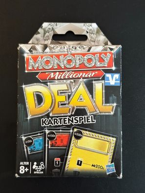 Monopoly Millionär DEAL Kartenspiel Hasbro PARKER ab 8 J. Karten verschweißt