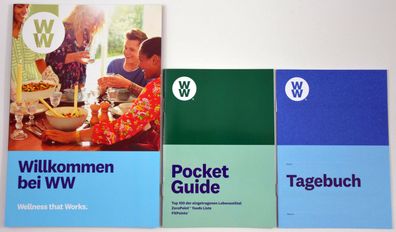 Weight Watchers - Starter Set: Willkommen bei WW + Pocket Guide + Tagebuch 2019