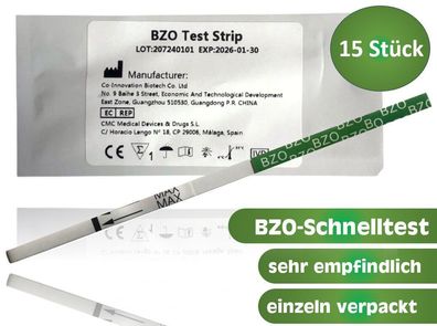 15x BZO / Benzodiazepine Drogenschnelltest (Benzos), 300 ng/ ml