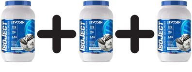 3 x Evogen IsoJect, Cookies and Cream - 858g