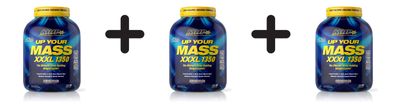 3 x MHP Up Your Mass XXXL 1350, Milk Chocolate - 2780g