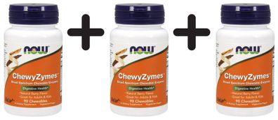 3 x ChewyZymes - 90 chewables