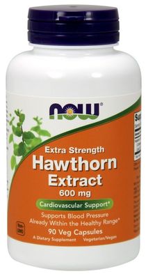 Hawthorn Extract, 600mg Extra Strength - 90 vcaps