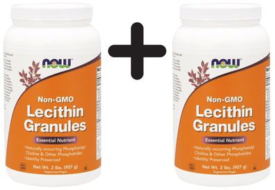 2 x Lecithin, Non-GMO Granules - 907g