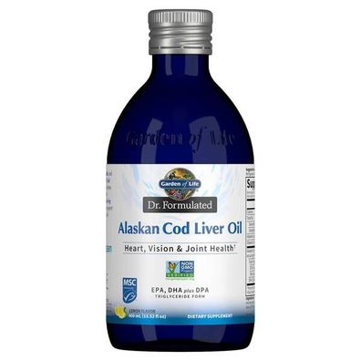 Alaskan Cod Liver Oil, Lemon - 400 ml.