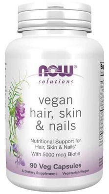 Vegan Hair, Skin & Nails - 90 vcaps