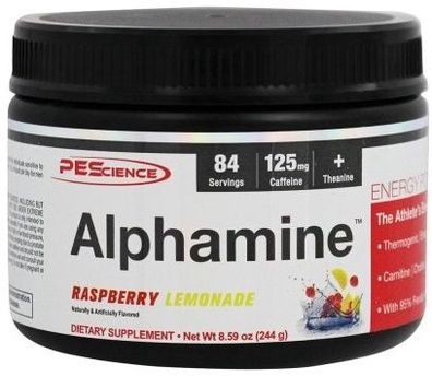 Alphamine, Raspberry Lemonade - 244g