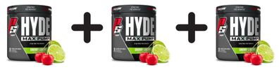 3 x Hyde Max Pump, Cherry Limeade - 280g