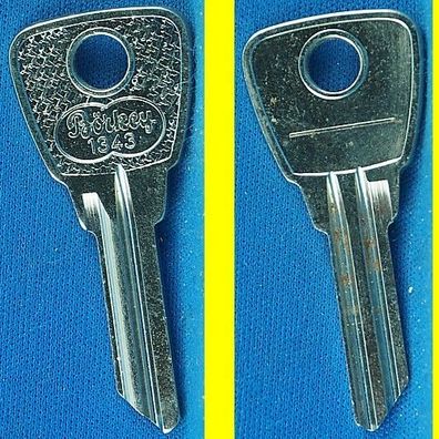 Schlüsselrohling Börkey 1343 für verschiedene Yale LT Kleinzylinder, Möbelzylinder +