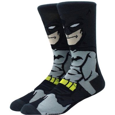 Batman Face Schwarze Socken - Joker 360° Motiv Charakter Justice League Hero Socken