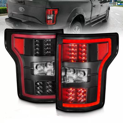 Für Ford F150 18 - 20 LED Rückleuchten schwarz Plasma Tube 2018 2019 2020