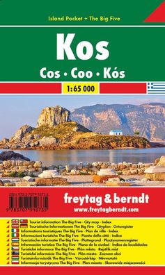 Kos 1 : 65 000. Island Pocket + The Big Five,