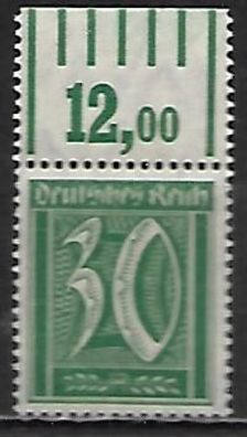 Deutsches Reich postfrisch Michel-Nummer 162 Oberrandstück
