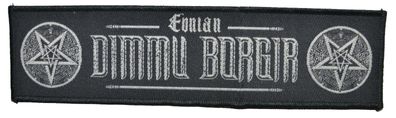 Dimmu Borgir Eonian gewebter Superstrip Aufnäher woven Patch 100% offizielles Merch