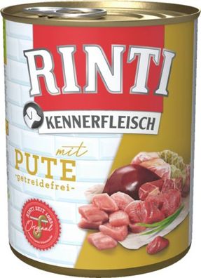 Rinti Kennerfleisch Pute | Dose 24 x 400 g