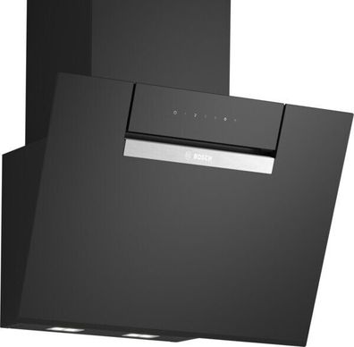 Bosch, DWK67FN60, Serie 4 Wandesse, 60 cm, Klarglas schwarz bedruckt, EEK: A+