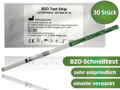 30x BZO / Benzodiazepine Drogenschnelltest (Benzos), 300 ng/ ml