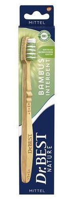 Dr. Best Bambus Zahnbürste, mittelgroß