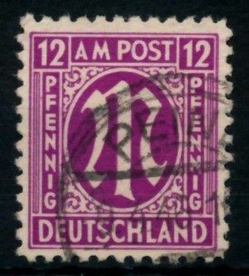 BIZONE AM-POST Nr 7z gestempelt X760C42