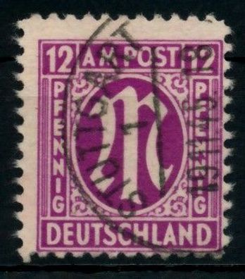 BIZONE AM-POST Nr 7z gestempelt X760C1E