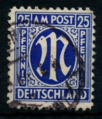 BIZONE AM-POST Nr 9z gestempelt X760CA2