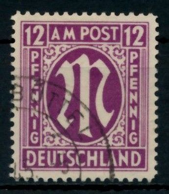 BIZONE AM-POST Nr 15aAz gestempelt X763626