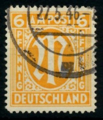 BIZONE AM-POST Nr 13-Az gestempelt X7637C2