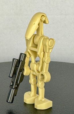 Lego Star Wars, Battle Droid - Tan, Straight Arms (sw0001d) NEU