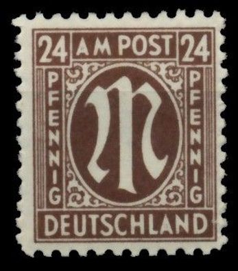 BIZONE AM-POST Nr 27Bz postfrisch X764FBE