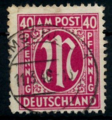 BIZONE AM-POST Nr 30cAz gestempelt X76517E