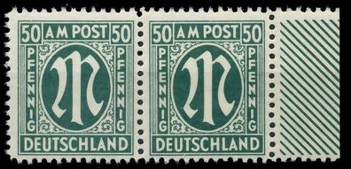 BIZONE AM-POST Nr 32bAz postfrisch WAAGR PAAR X81E4D6