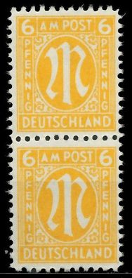 BIZONE AM-POST Nr 20Bz postfrisch SENKR PAAR X81E7DE