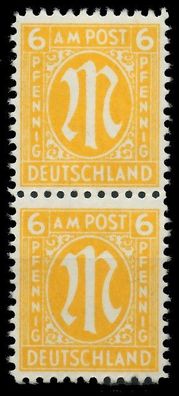 BIZONE AM-POST Nr 20Bz postfrisch SENKR PAAR X81E7FE