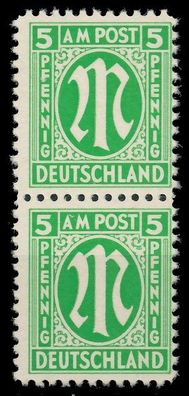 BIZONE AM-POST Nr 3z postfrisch SENKR PAAR X81EA56